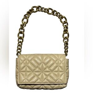 Zara Quilted Chain Shoulder Bag
